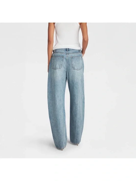 KBB by KAHLANA Women's Mid-Rise Barrel
Leg 'The Lynnox Jean' - Blue Denim 12 - Picture 3 of 7